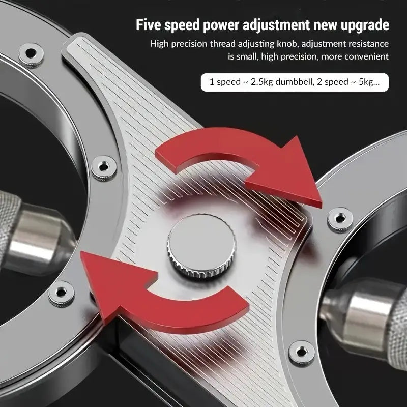 Multi Function Adjustable Resistance Speed Arm Trainer Eight Wheel For Wrist Strength