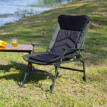 Camping Lounge Chair With Removable Footrest