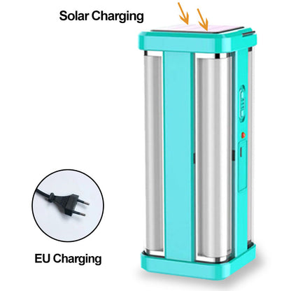 Long-Lasting LED Emergency Light Waterproof 2-Mode Super Bright 4-Sided Flashlight Portable Outdoor Camping Light