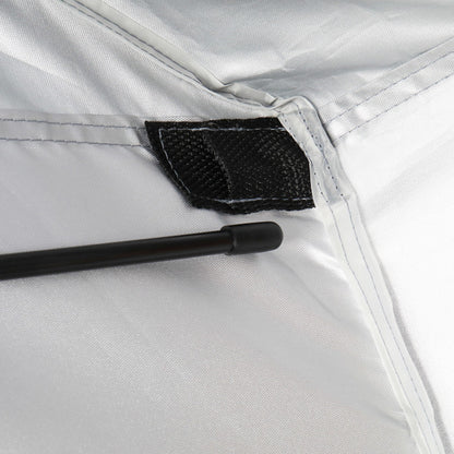 Double Blue White Changing Tent