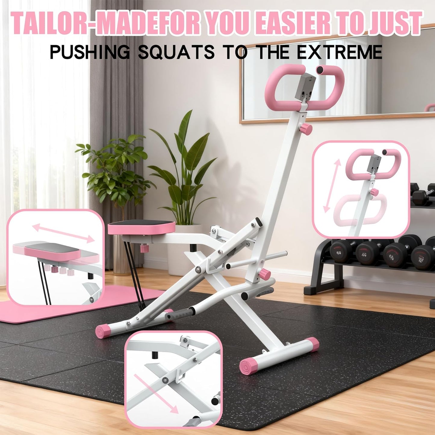 Botty Glutes Butt Thighs, Ab Back Leg Press Hip Thrust For Home Gym Fitness