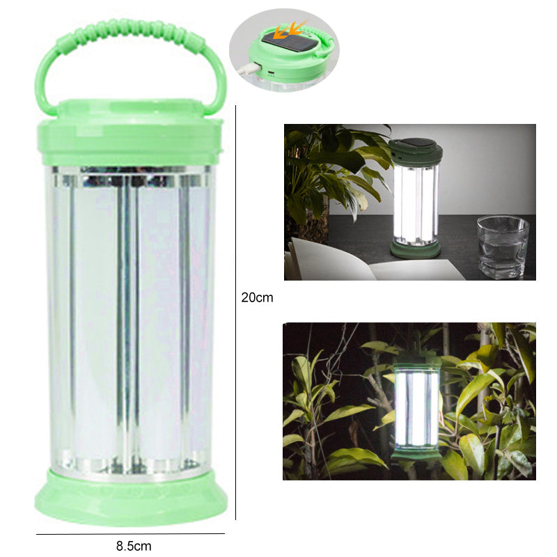 Long-Lasting LED Emergency Light Waterproof 2-Mode Super Bright 4-Sided Flashlight Portable Outdoor Camping Light