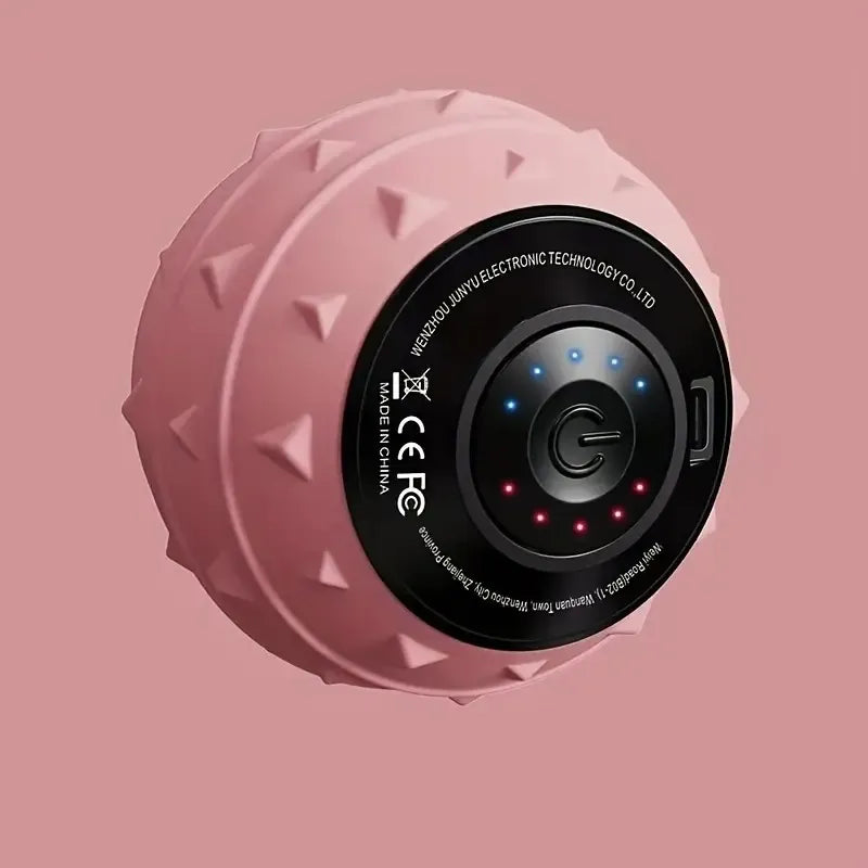 Rechargeable High Intensity Vibration Massage Ball For Muscle And Fitness, Electric Fascia Release For Neck, Back And Feet, USB Charging, For Heel Pain, Fascia Release, Trigger Point - Yoga Ball, Suit