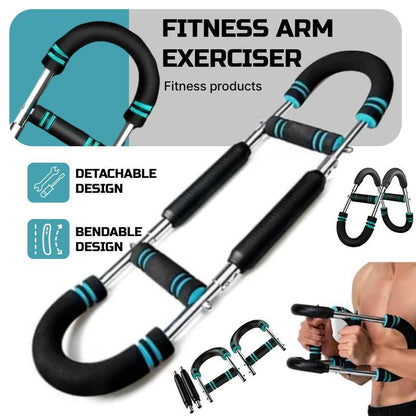 Twist Bar Arm Trainer, Adjustable Resistance From 90 To 120 Lbs, Suitable For Home And Gym Use