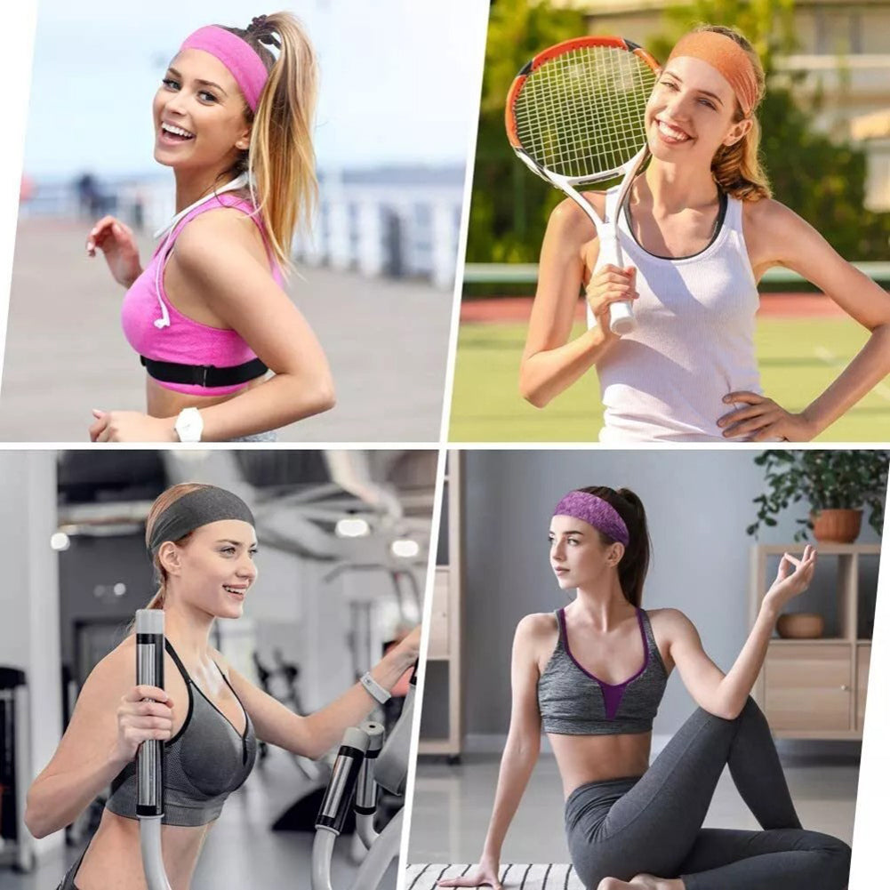 Unisex Sports Fitness Headband (5 pack)
