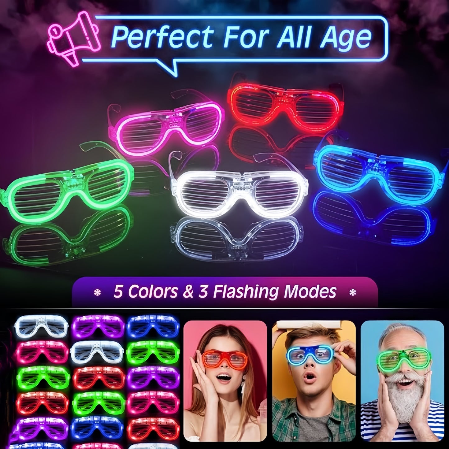 Luminous Glasses - Pink