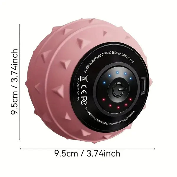 Rechargeable High Intensity Vibration Massage Ball For Muscle And Fitness, Electric Fascia Release For Neck, Back And Feet, USB Charging, For Heel Pain, Fascia Release, Trigger Point - Yoga Ball, Suit