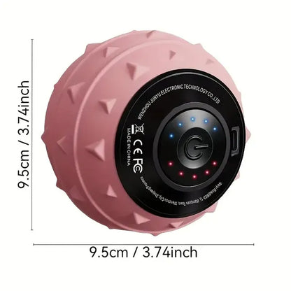 Rechargeable High Intensity Vibration Massage Ball For Muscle And Fitness, Electric Fascia Release For Neck, Back And Feet, USB Charging, For Heel Pain, Fascia Release, Trigger Point - Yoga Ball, Suit