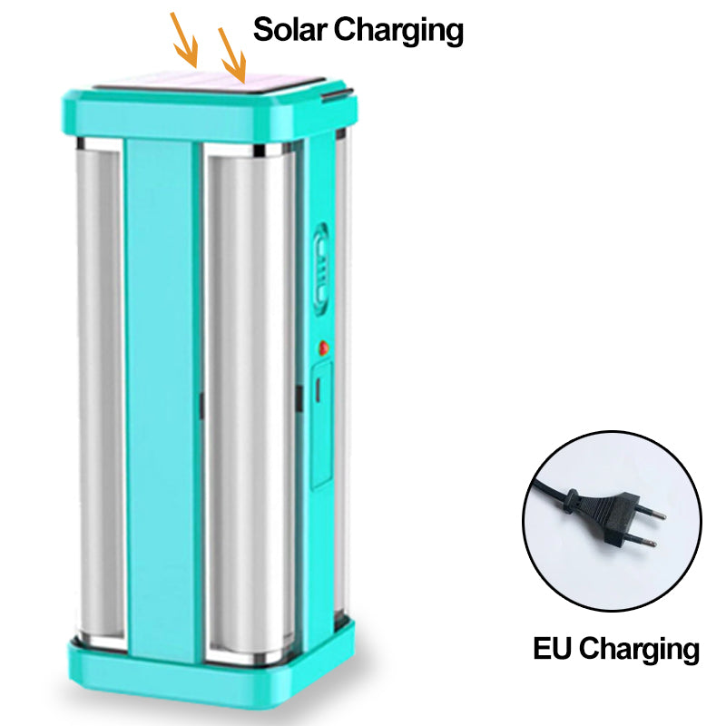 Long-Lasting LED Emergency Light Waterproof 2-Mode Super Bright 4-Sided Flashlight Portable Outdoor Camping Light