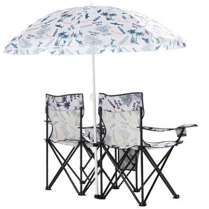 Coconut Tree Pattern, Fishing Chair With Parasol, Camping Chairs