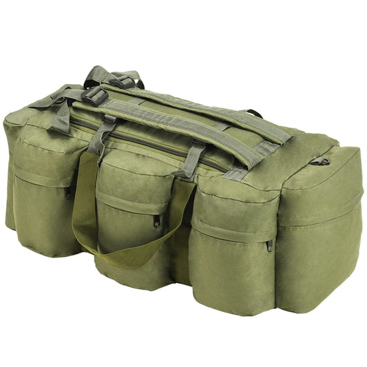 3-in-1 Duffel Bag Army Style 45 L Olive Green
