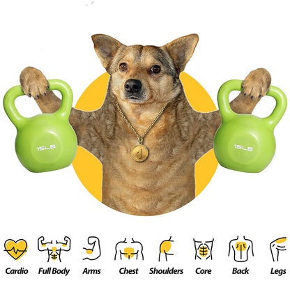 10lbs Kettlebell Set, Strength Training Kettlebells Weight Set For Women