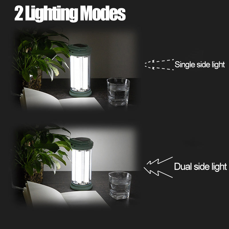 Long-Lasting LED Emergency Light Waterproof 2-Mode Super Bright 4-Sided Flashlight Portable Outdoor Camping Light