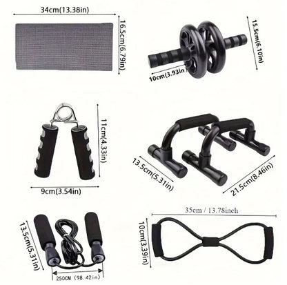 Grip Reinforcement, Type 8 Tension Rope, Jump Rope, And Kneeling Pad