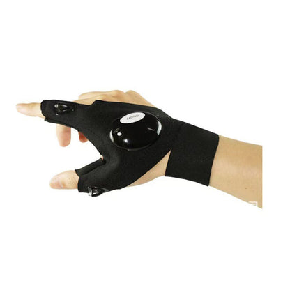 LED Illuminated Work Gloves with Finger Lights