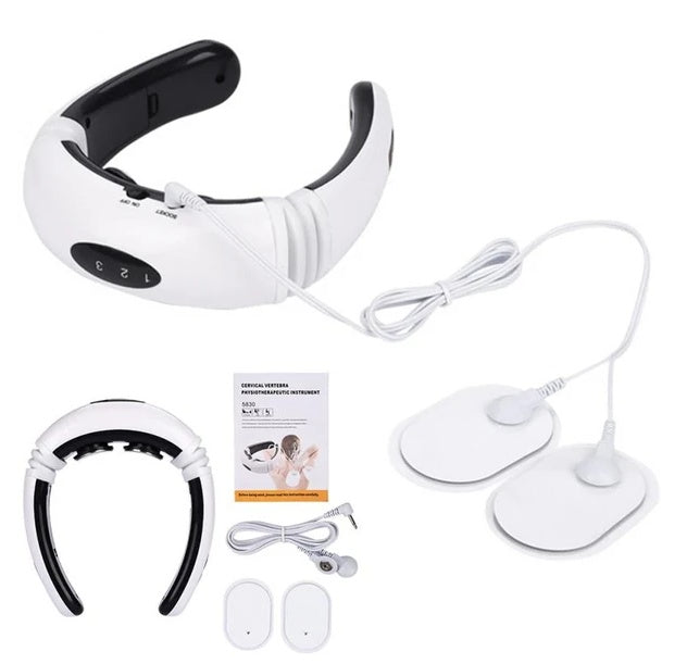 Electric Cervical Pulse Neck Massager Muscle Relax Massage Magnetic Therapy