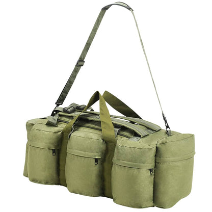 3-in-1 Duffel Bag Army Style 45 L Olive Green