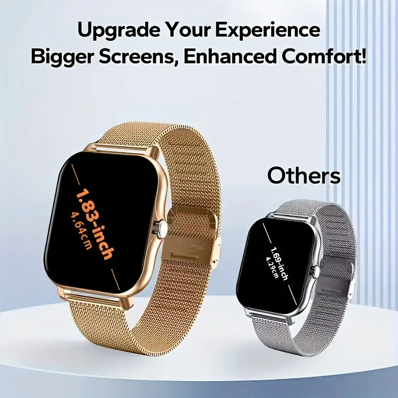 New Smartwatches, Featuring Message Alerts, Call Answering, Health Monitoring, Activity Tracking, Notification Reminders, And Fitness Functions.