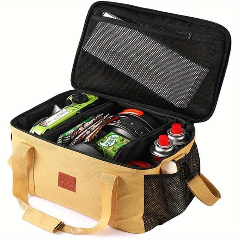 Camping Cookware Utensils Kit Travel Hanging Bag Outdoor Equipment