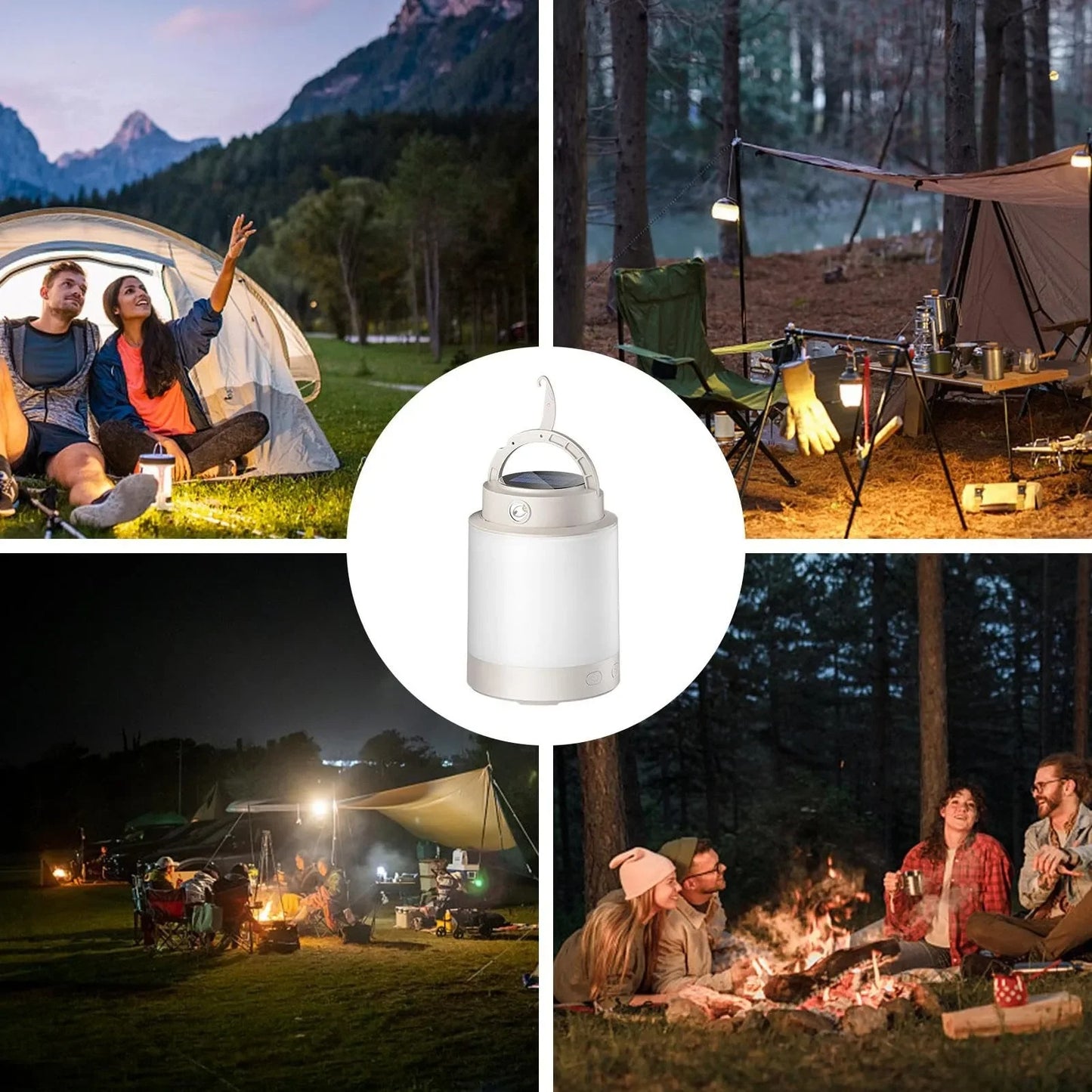 Detachable Solar Camping Light
