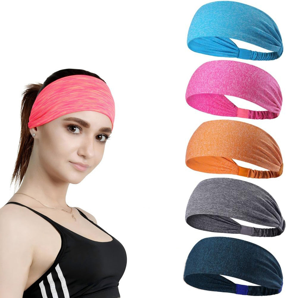 Unisex Sports Fitness Headband (5 pack)