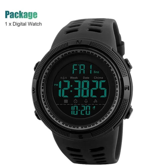 Waterproof Digital Army Military Casual Quartz Analog Sport Watch